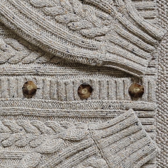 Sezane Andina Cardigan In Oatmeal Beige, Medium - Picture 9 of 13